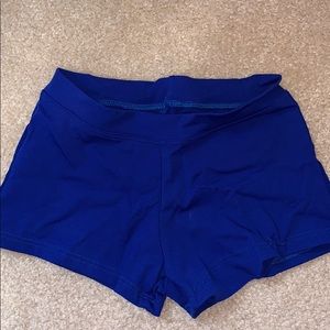Capezio royal blue girls spandex